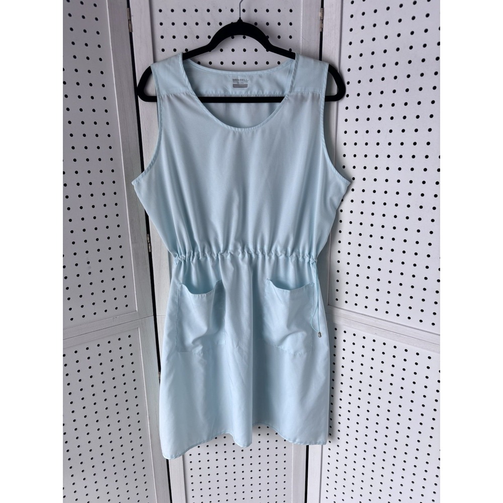 Merrell Women's XL Polyester Sleeveless Tank Dress Hiking Outdoor Active Green
